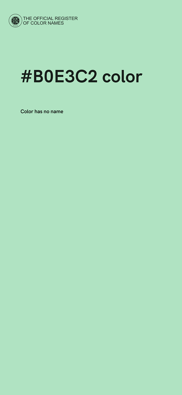 #B0E3C2 color image