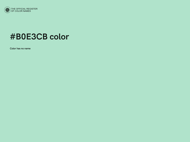 #B0E3CB color image