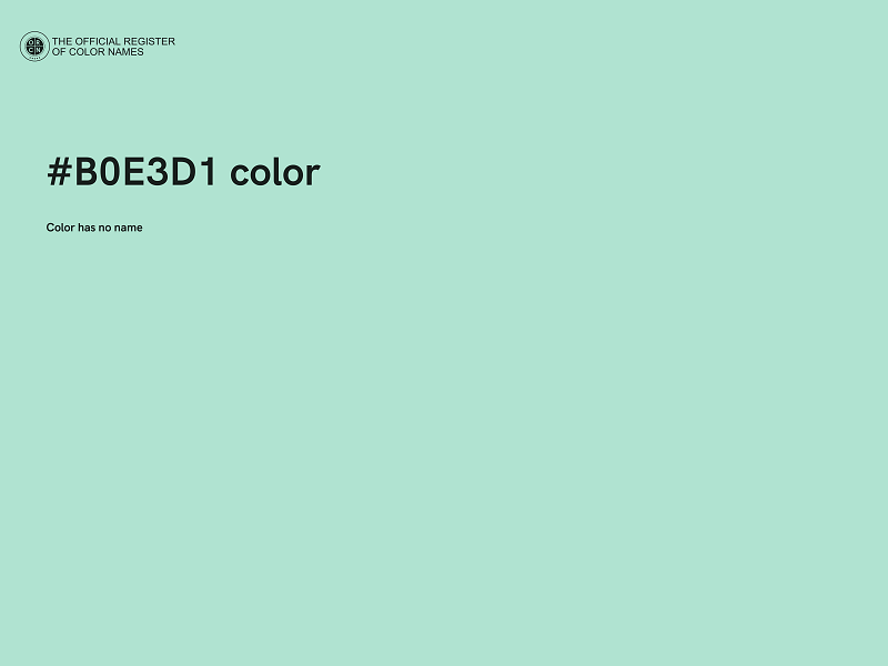 #B0E3D1 color image