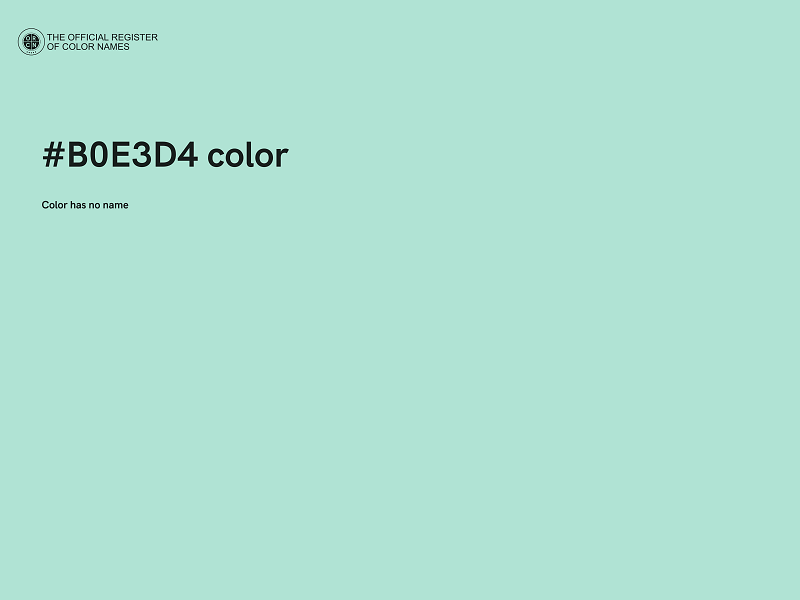 #B0E3D4 color image