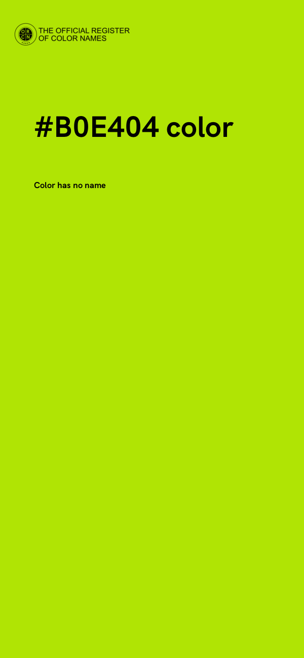 #B0E404 color image