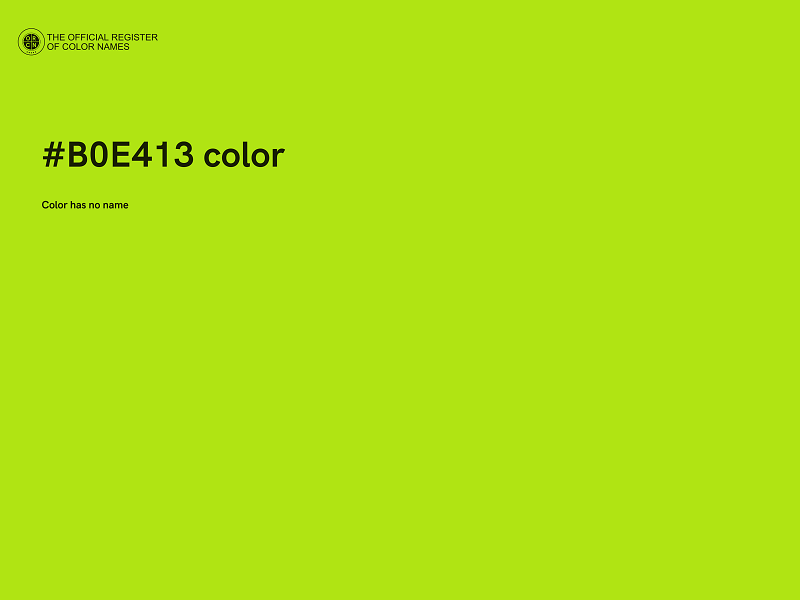 #B0E413 color image