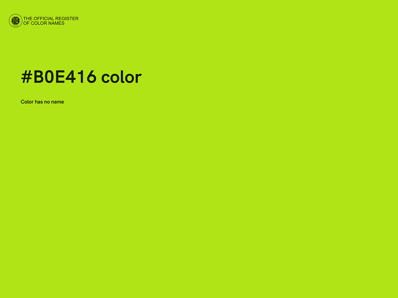 #B0E416 color image
