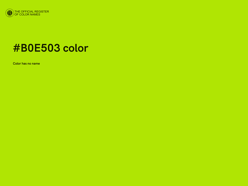 #B0E503 color image