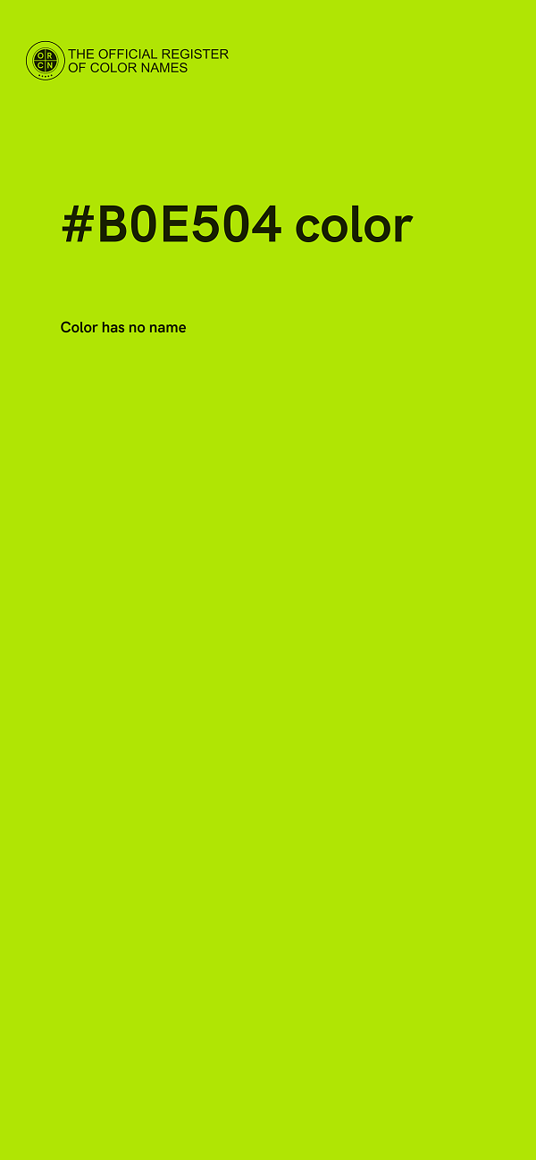 #B0E504 color image