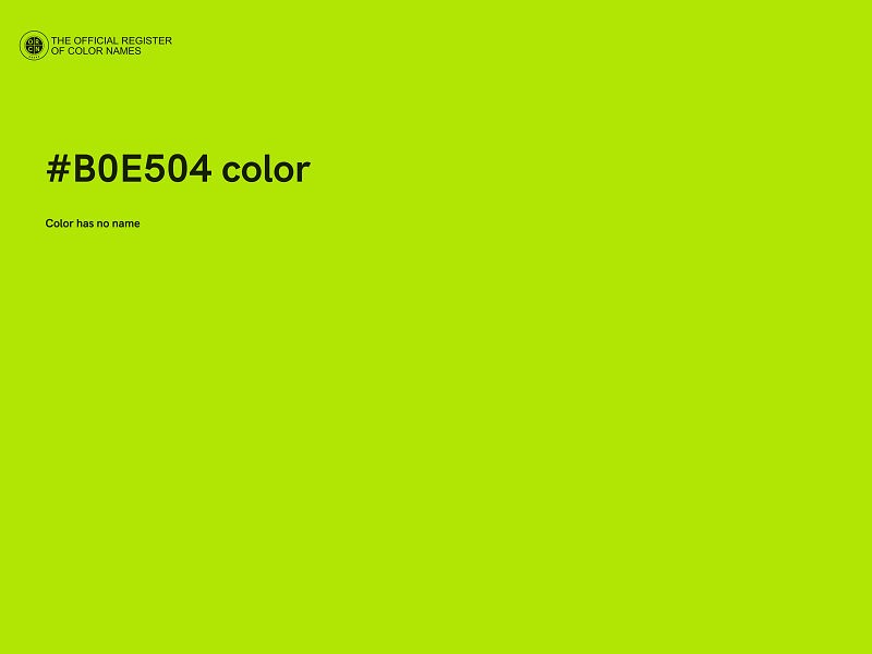 #B0E504 color image
