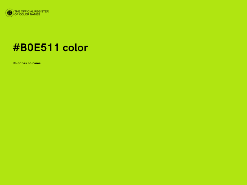 #B0E511 color image