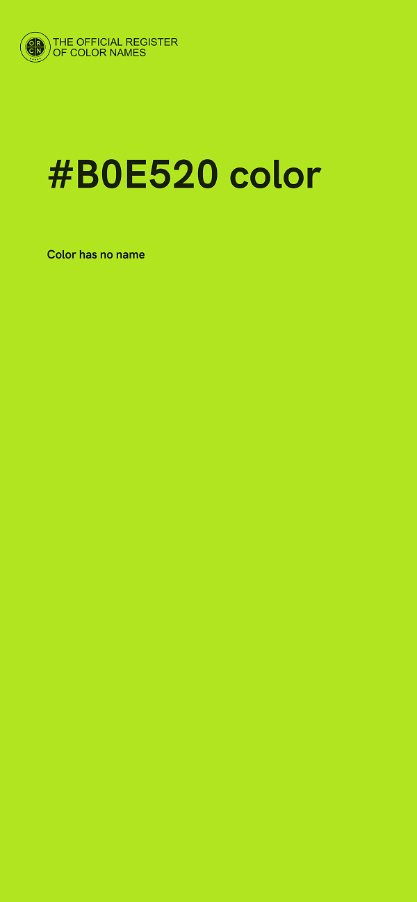 #B0E520 color image