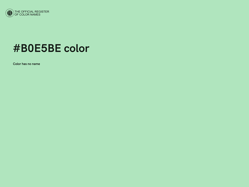 #B0E5BE color image