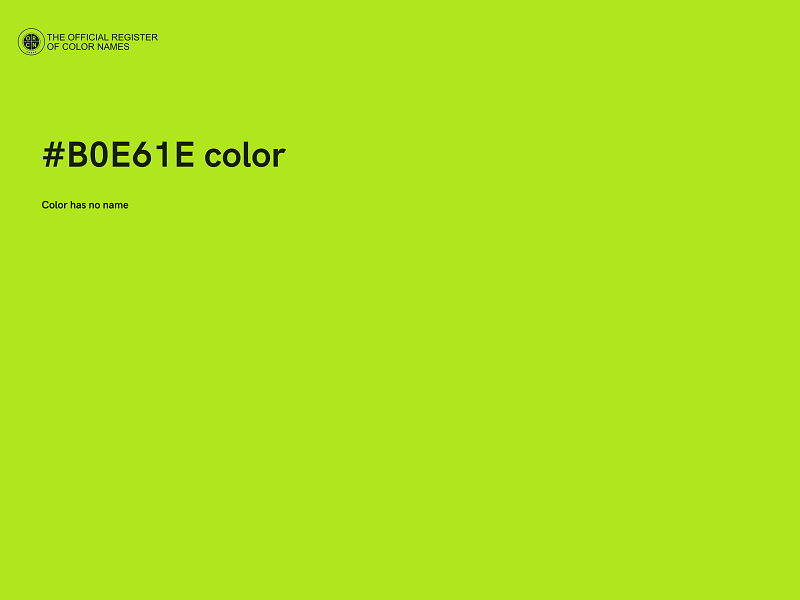 #B0E61E color image