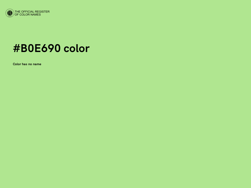 #B0E690 color image