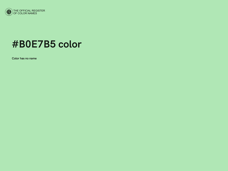 #B0E7B5 color image