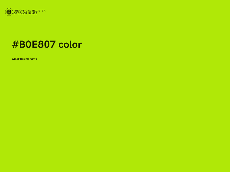 #B0E807 color image