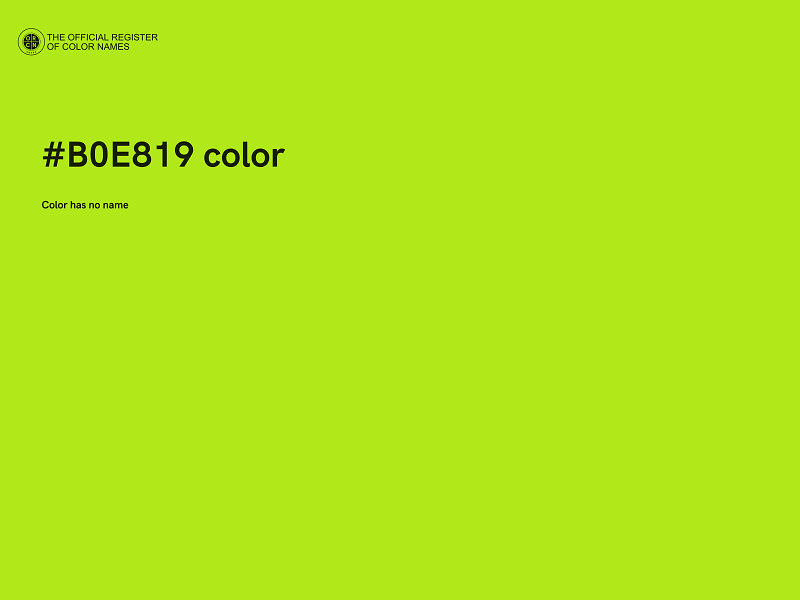 #B0E819 color image