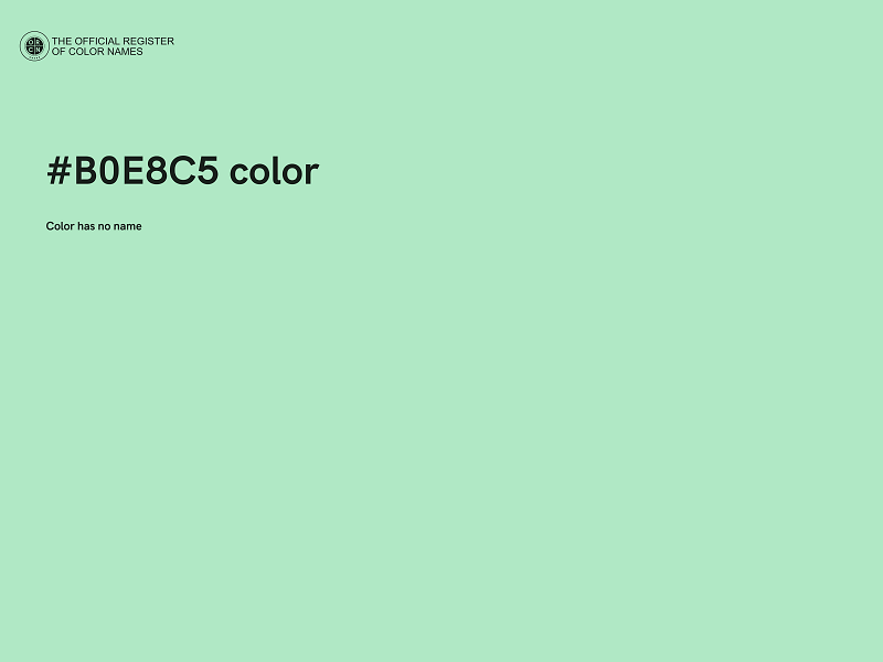 #B0E8C5 color image