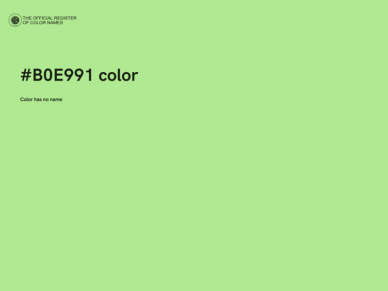 #B0E991 color image