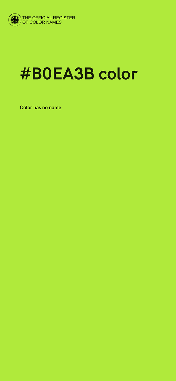 #B0EA3B color image