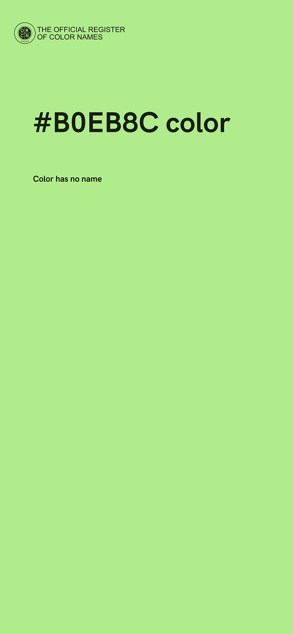 #B0EB8C color image