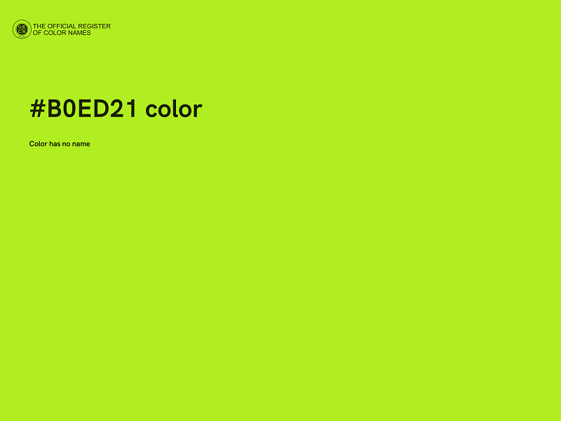 #B0ED21 color image