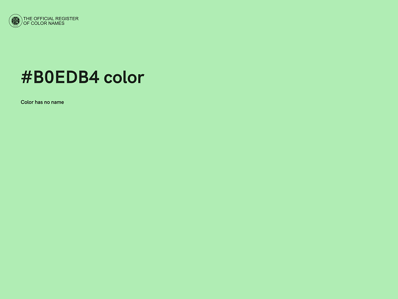 #B0EDB4 color image