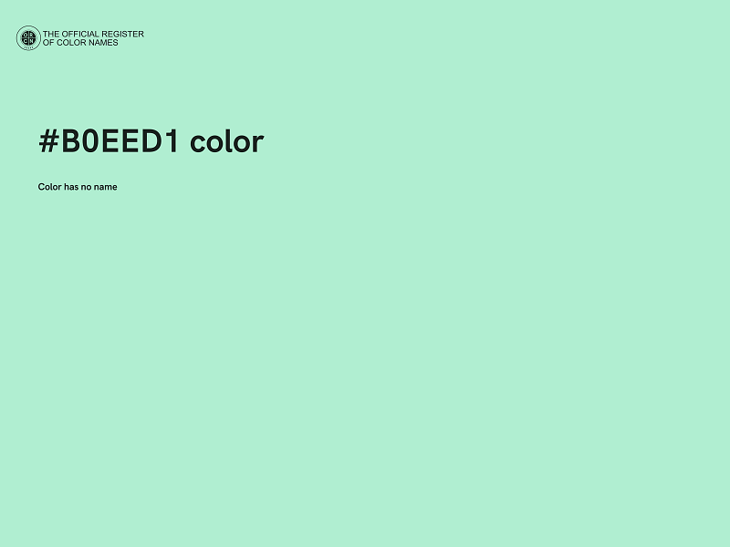 #B0EED1 color image