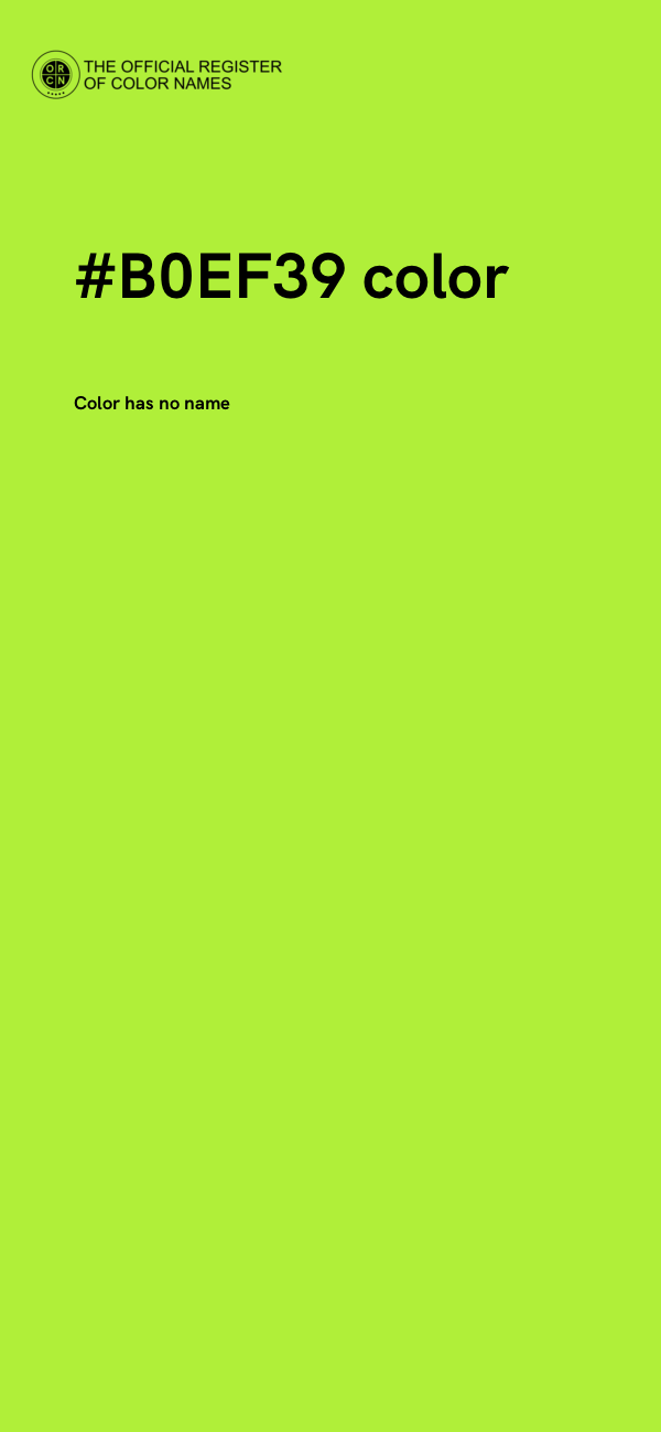 #B0EF39 color image