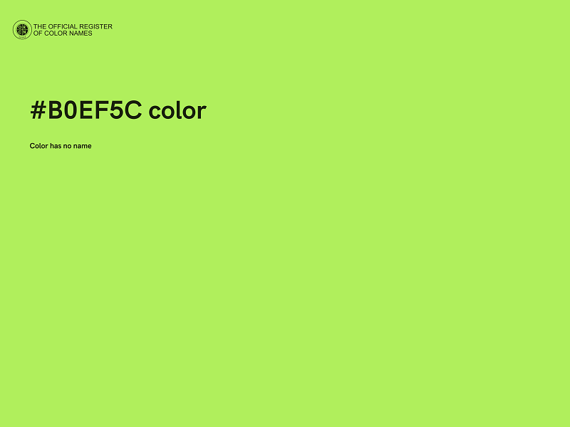 #B0EF5C color image