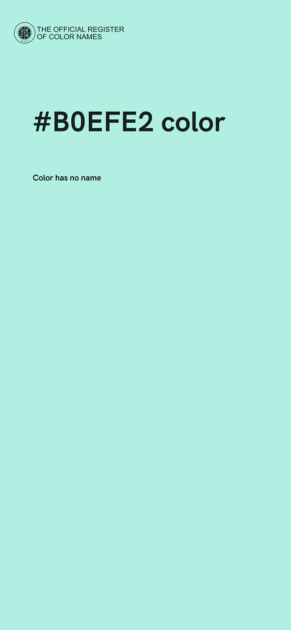 #B0EFE2 color image