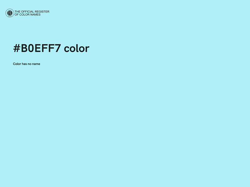 #B0EFF7 color image