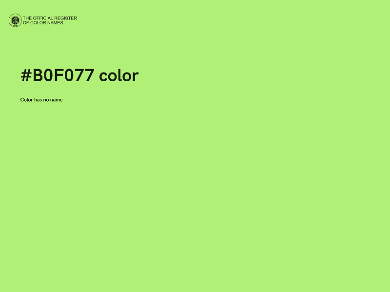 #B0F077 color image