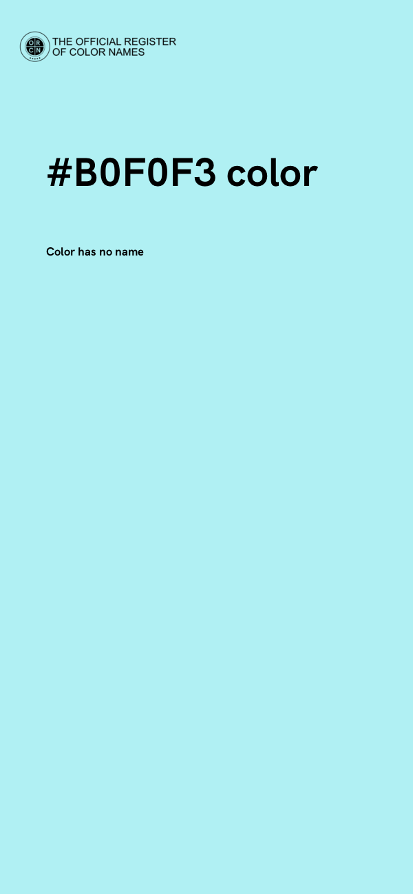#B0F0F3 color image