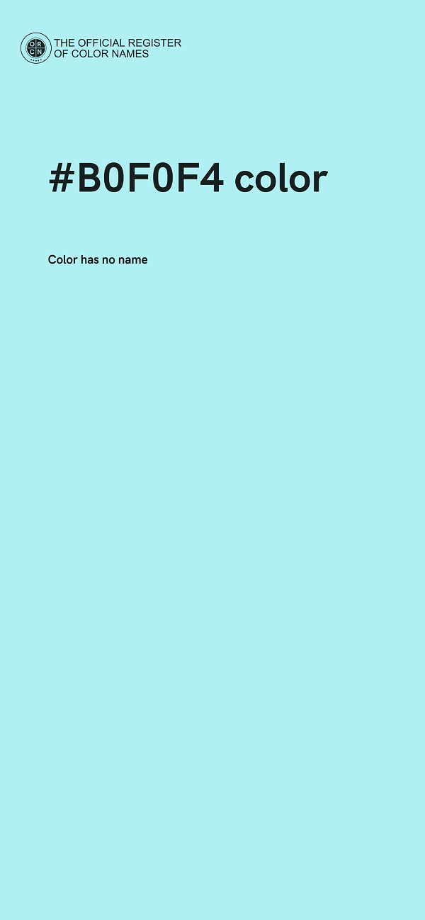 #B0F0F4 color image