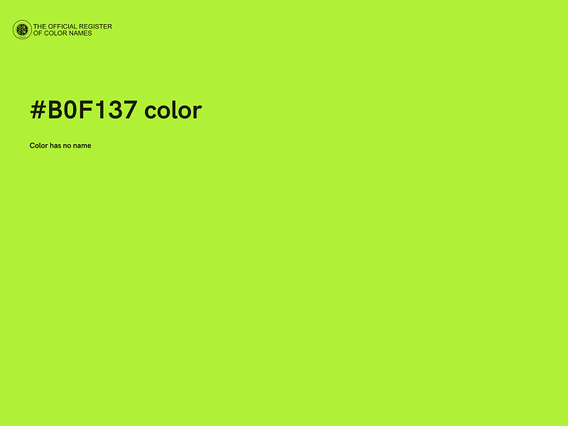 #B0F137 color image