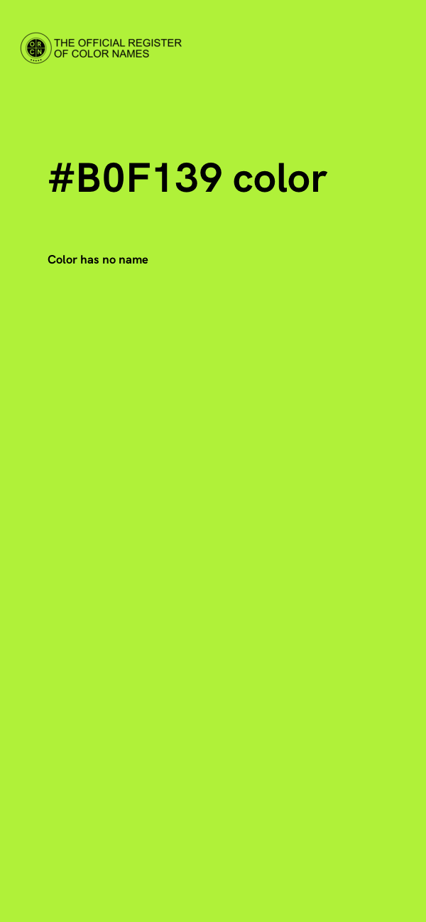 #B0F139 color image