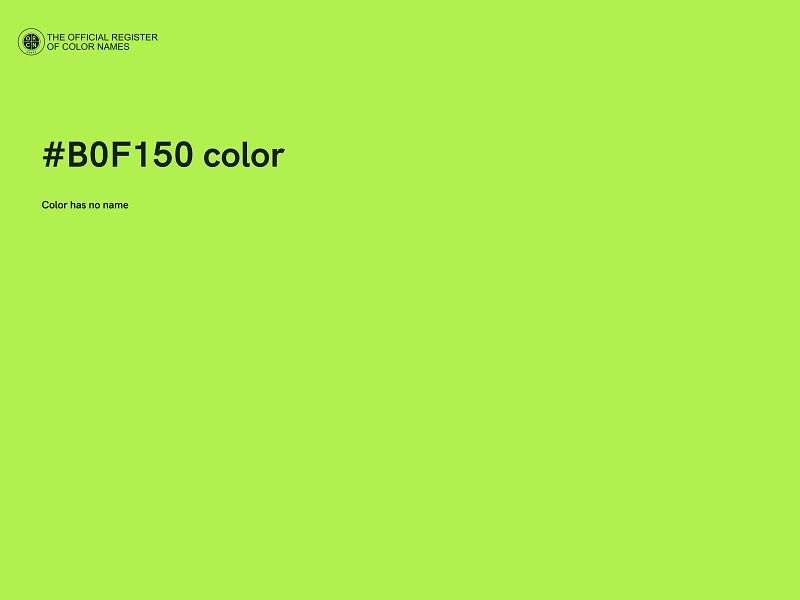 #B0F150 color image