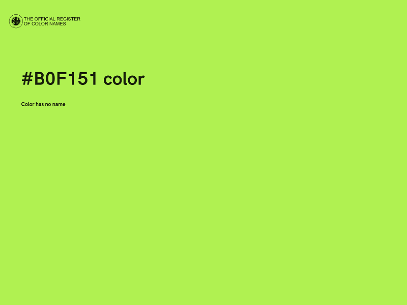 #B0F151 color image