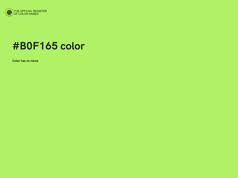 #B0F165 color image