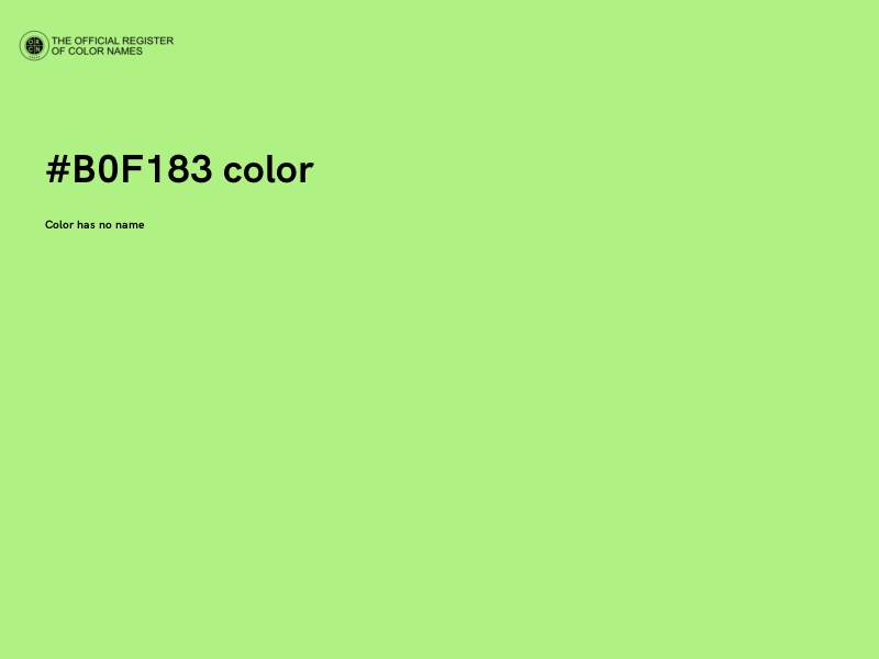 #B0F183 color image