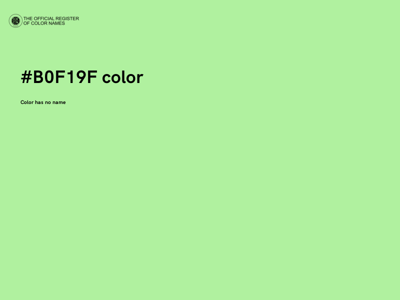 #B0F19F color image