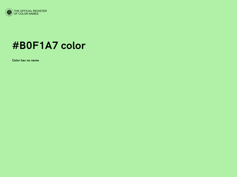 #B0F1A7 color image