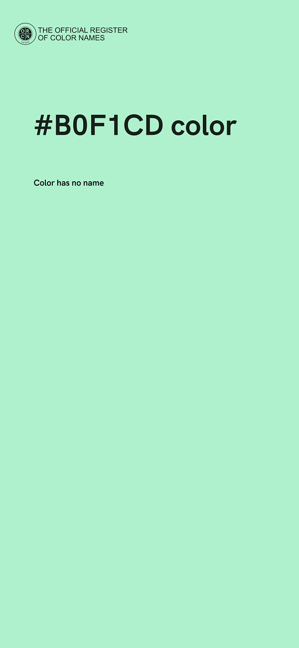#B0F1CD color image