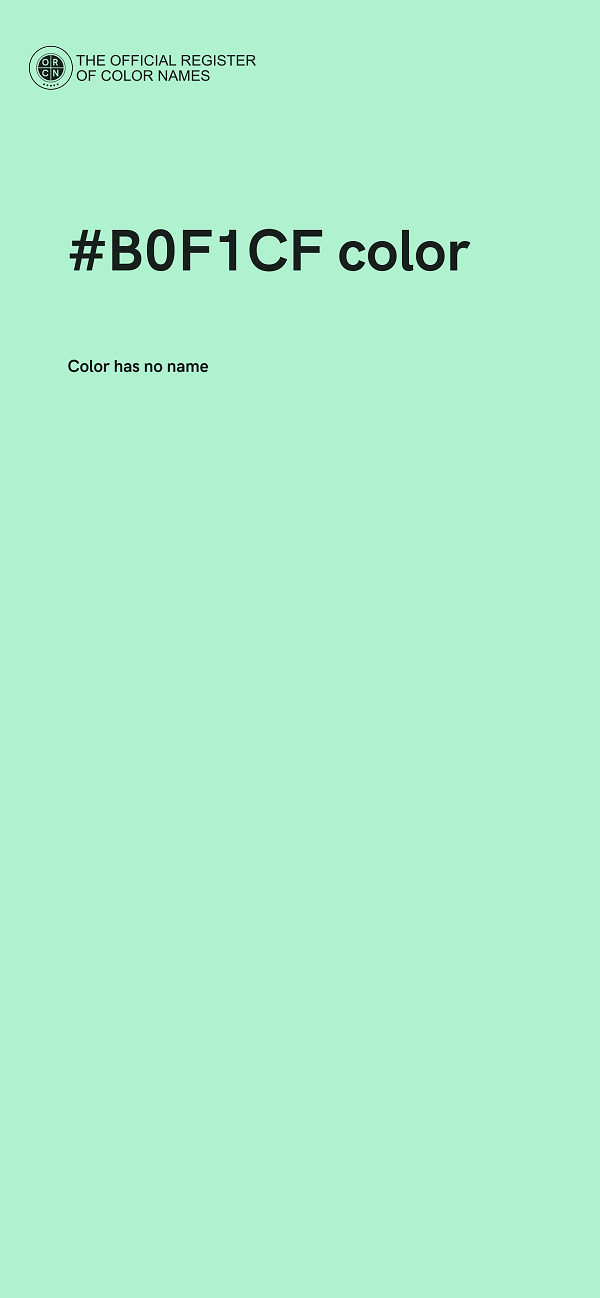 #B0F1CF color image