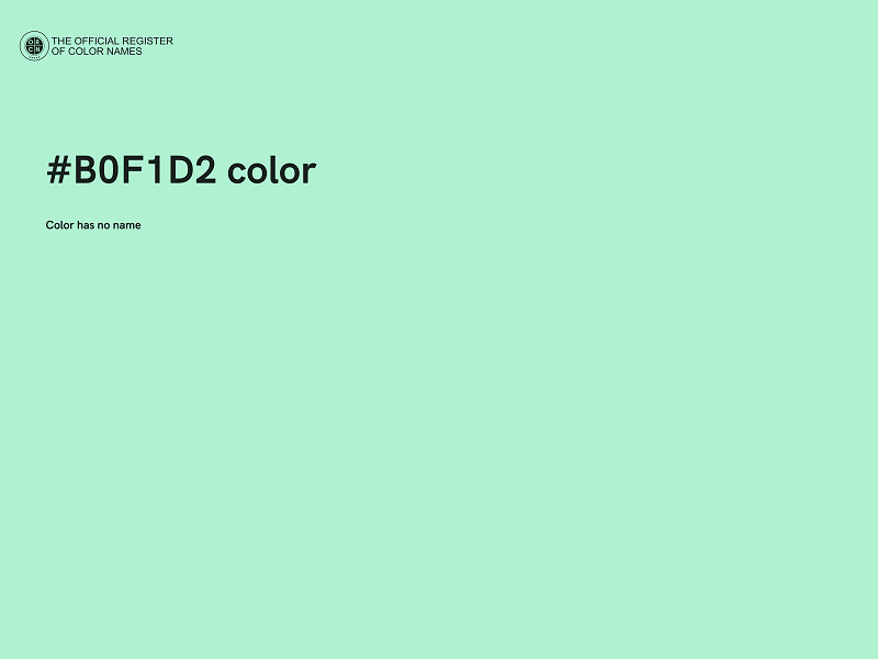 #B0F1D2 color image