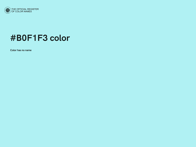 #B0F1F3 color image