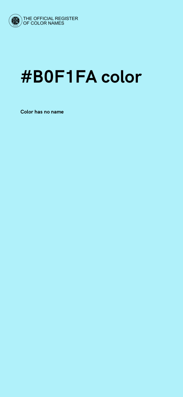 #B0F1FA color image