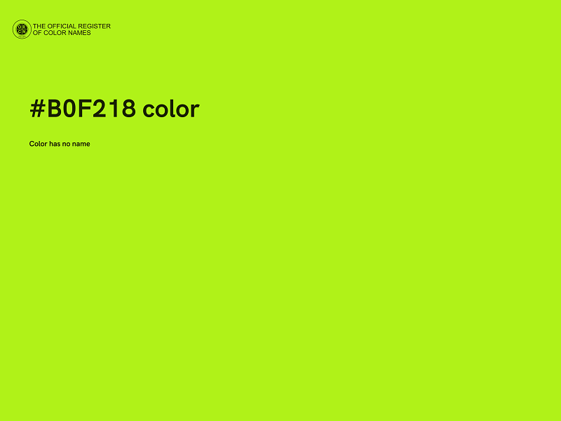 #B0F218 color image