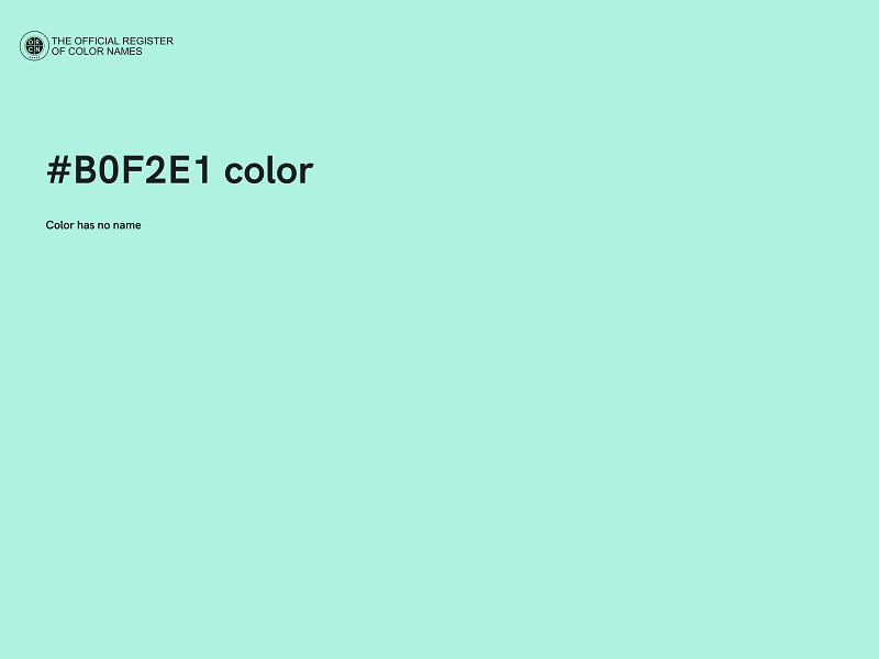 #B0F2E1 color image