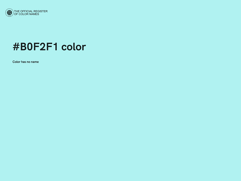 #B0F2F1 color image