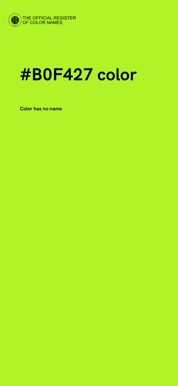 #B0F427 color image