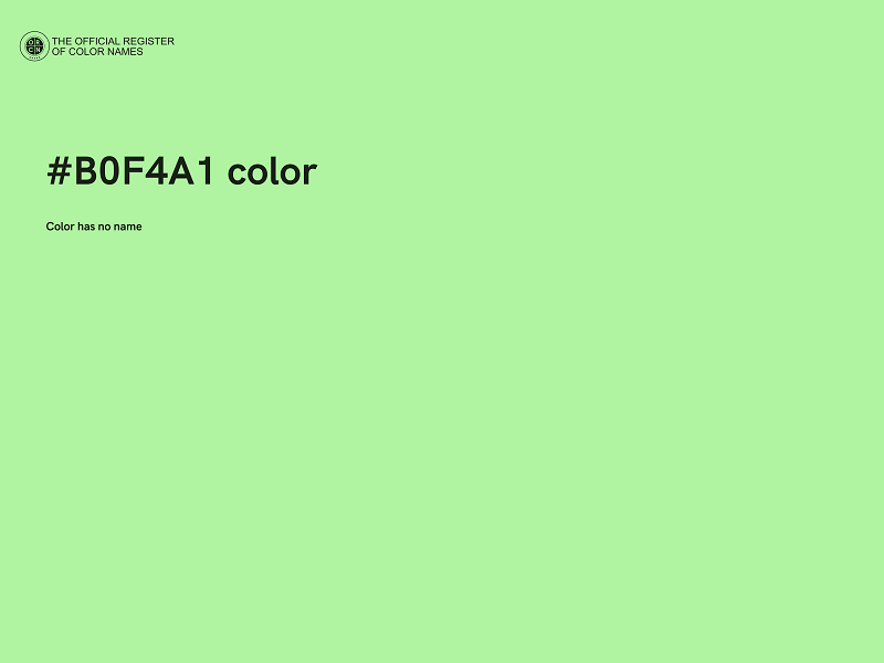 #B0F4A1 color image